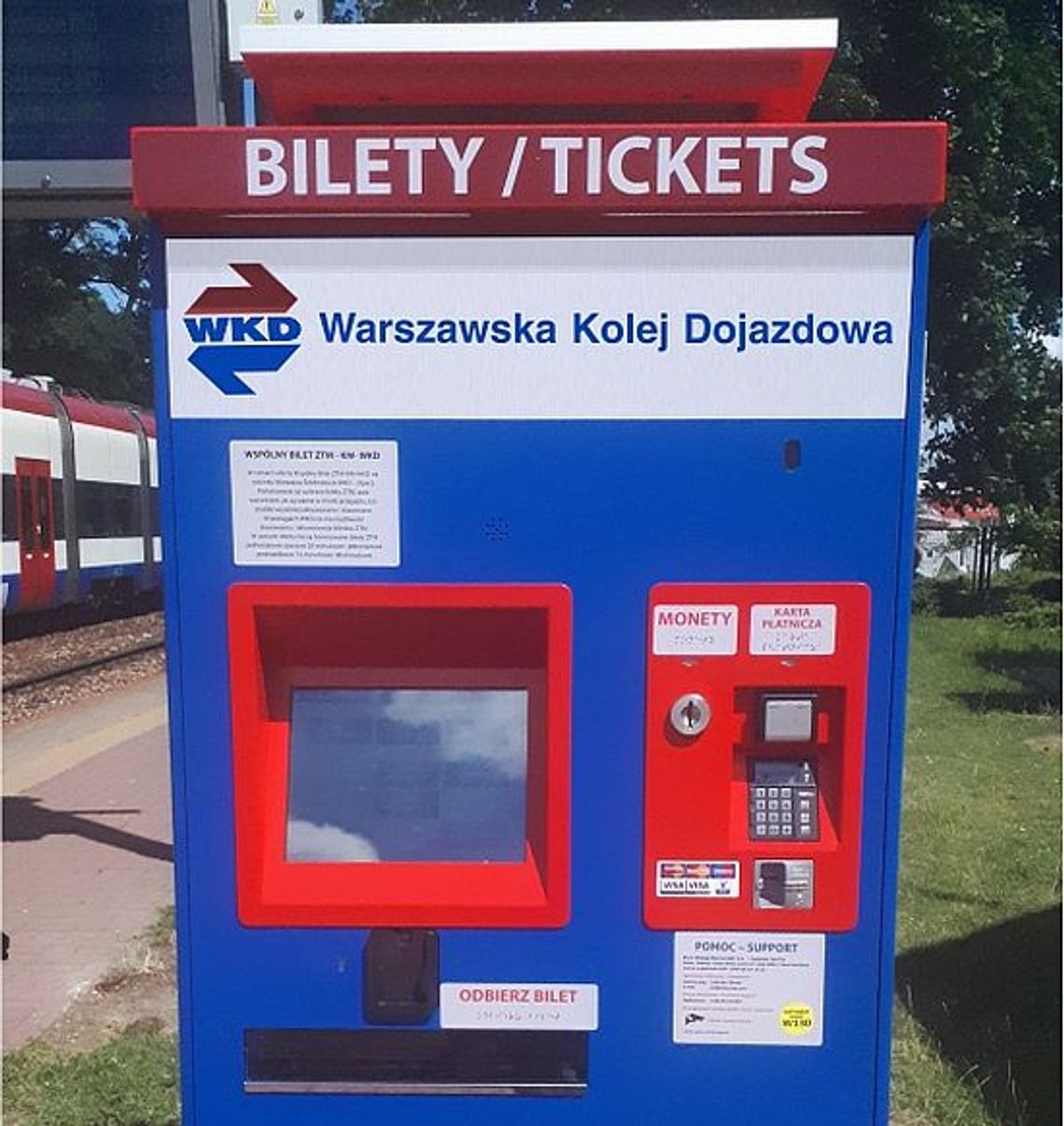 Uwaga! Biletów w biletomacie WKD już nie kupisz!