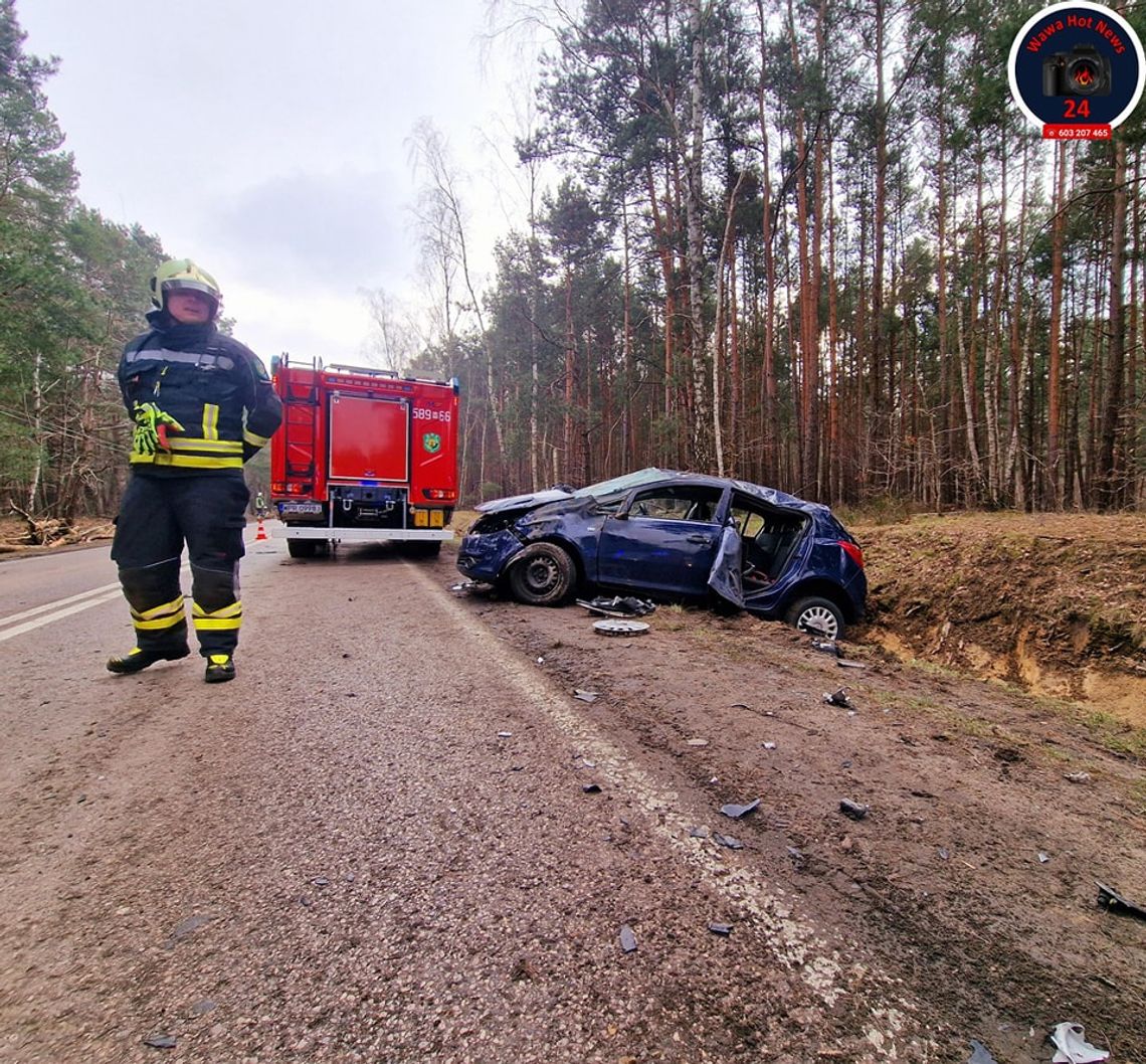 Wypadek w Strzeniówce