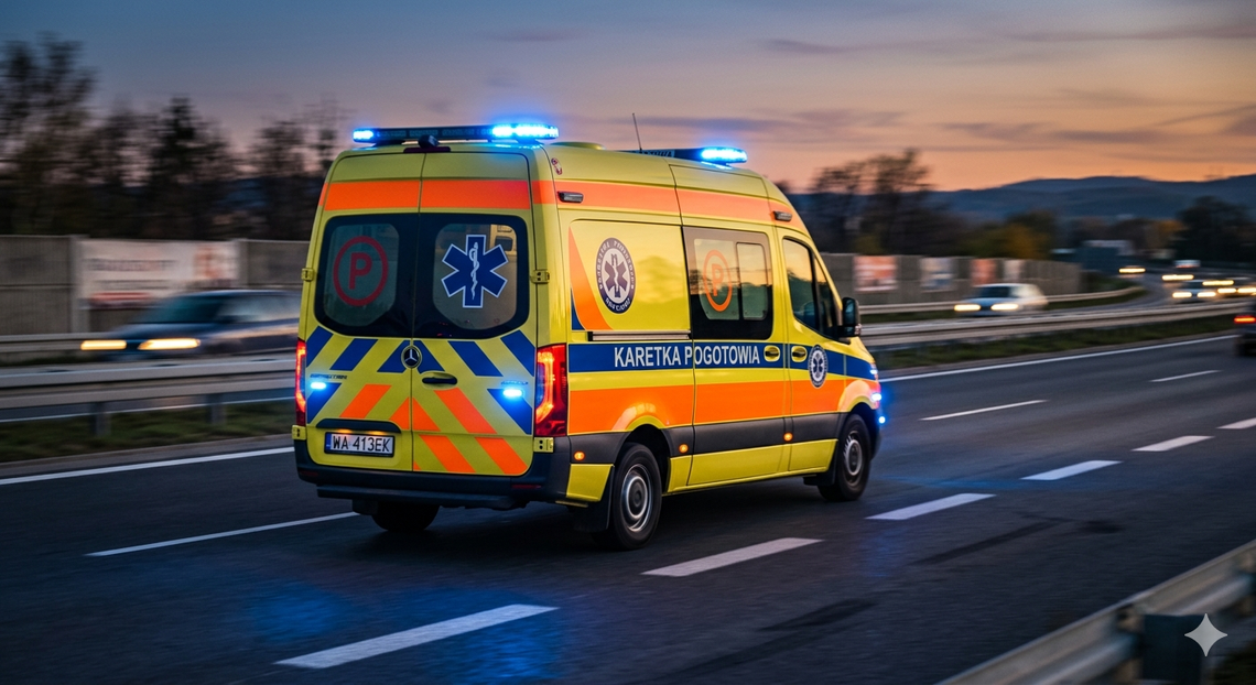 Wypadek wiatrakowca w Baranowie pod Warszawą: Maszyna spłonęła, dwie osoby ranne