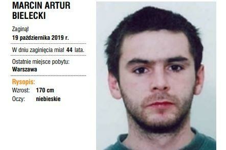Zaginął Marcin Artur Bielecki