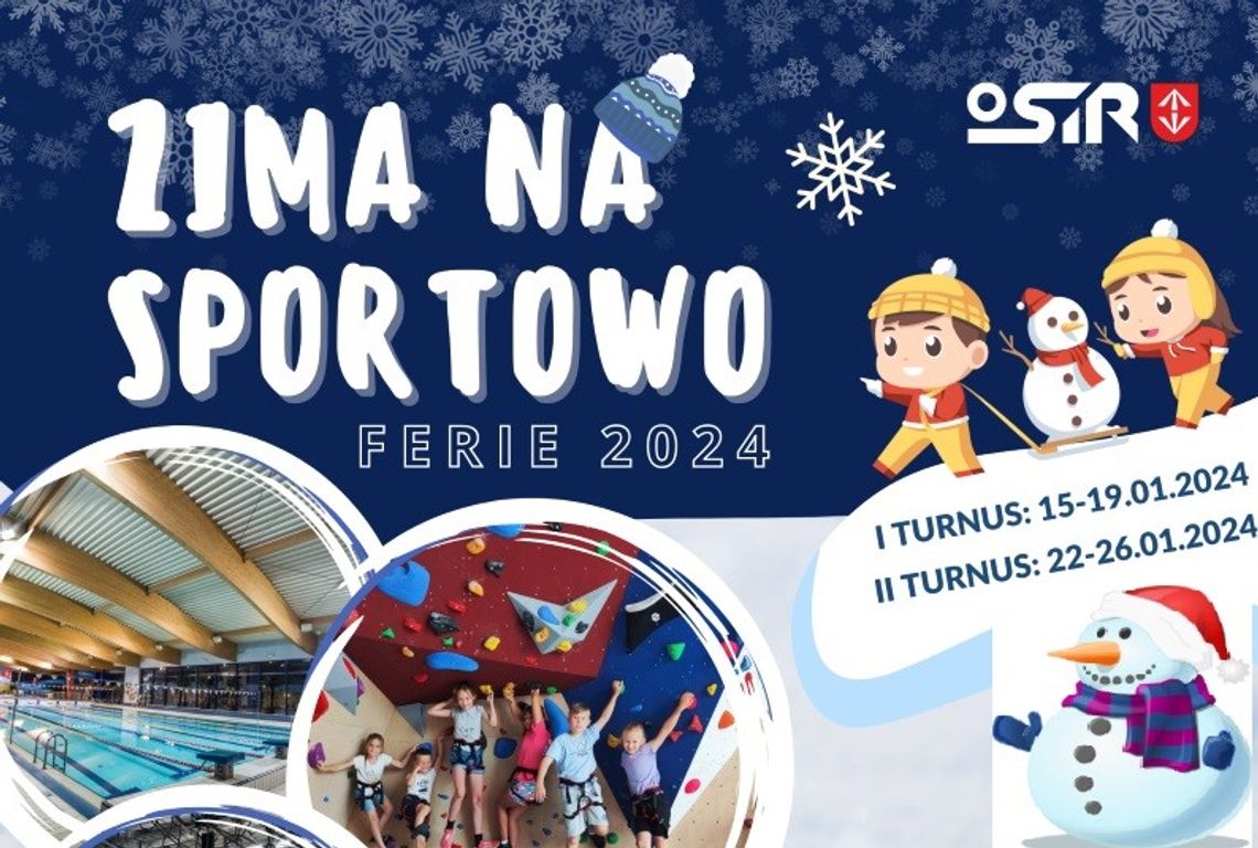 Zima na sportowo - ferie 2024 z OSiR Grodzisk Mazowiecki