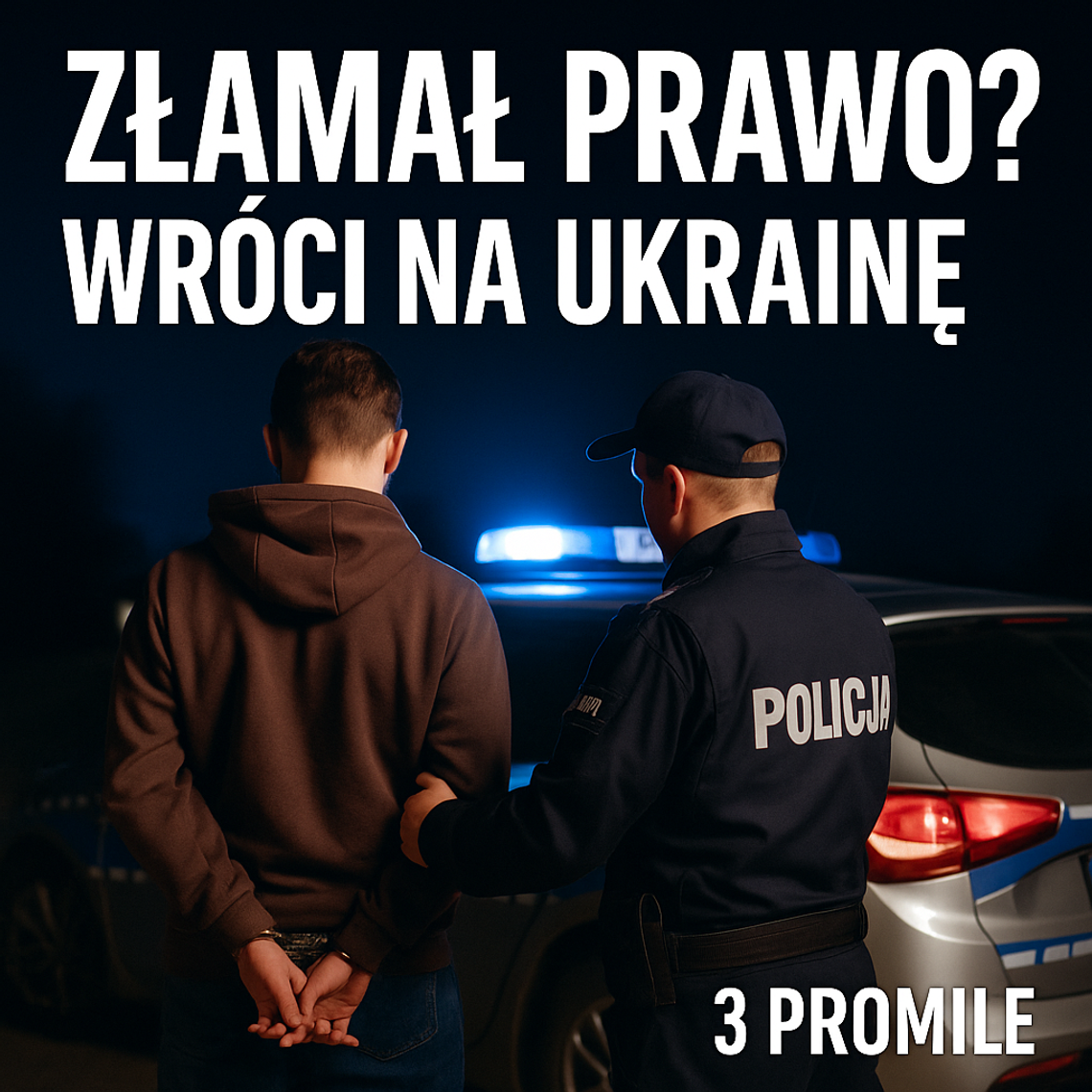 Złamał prawo? Wróci na Ukrainę!