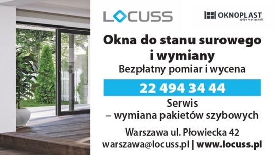 LOCUSS - OKNA DO STANU SUROWEGO I WYMIANY