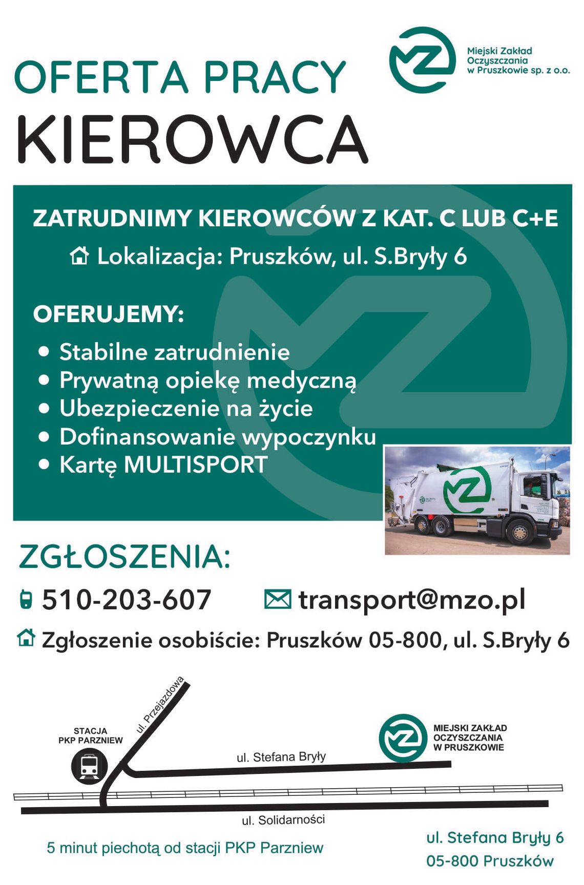 OFERTA PRACY KIEROWCA