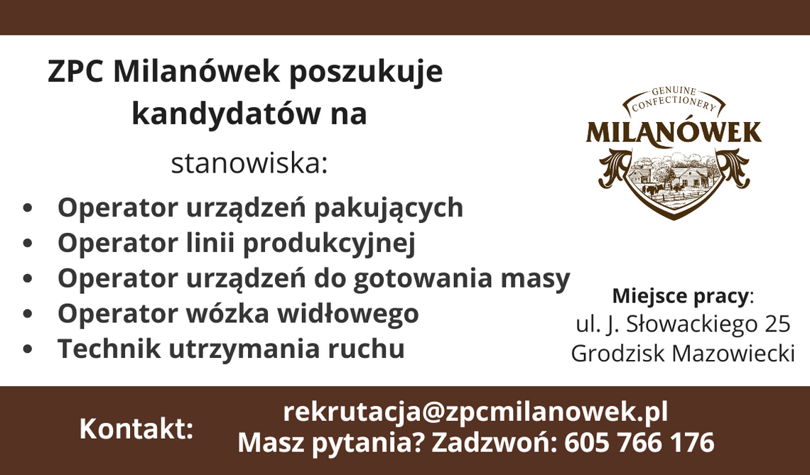 Poszukujemy Operatorów urządzeń