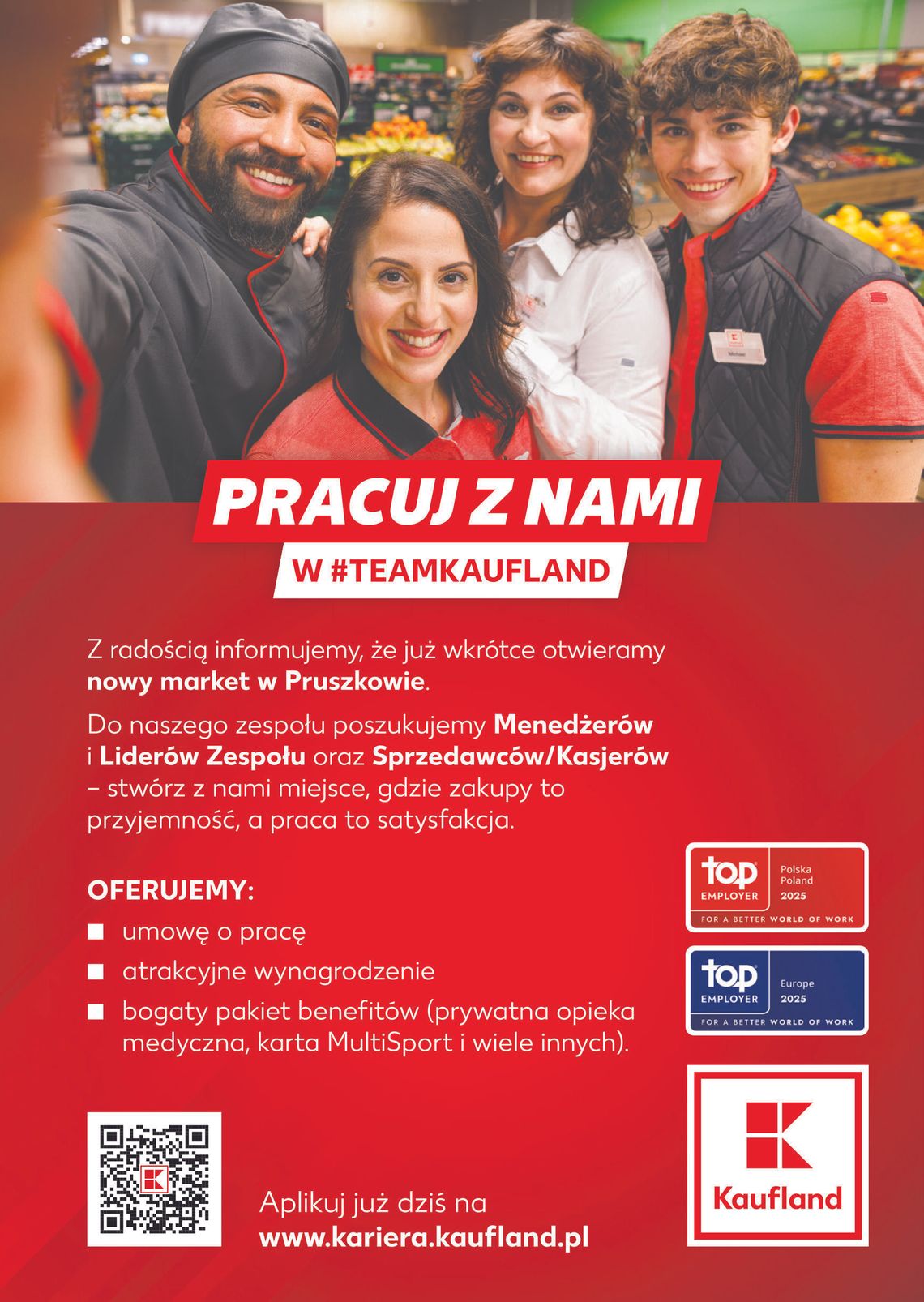 PRACUJ Z NAMI W KAUFLAND PRACUJ Z NAMI W KAUFLAND