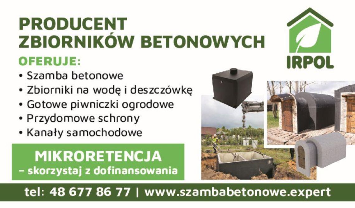 Zbiorniki na szambo i deszczówkę