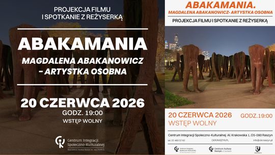 Darmowa projekcja filmowa o Magdalenie Abakanowicz w Raszynie!
