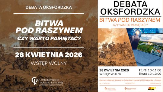 Debata oxfordzka: „Bitwa pod Raszynem – czy warto pamiętać?”