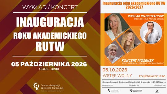 Inauguracja roku akademickiego Raszyńskiego Uniwersytety Trzeciego Wieku