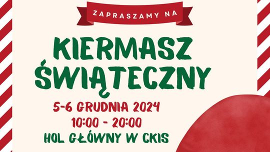 Kiermasz Świąteczny w Centrum Kultury i Sportu w Pruszkowie