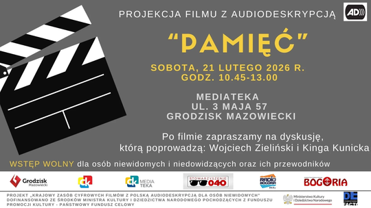 Klub filmowy dla osób niewidomych i niedowidzących