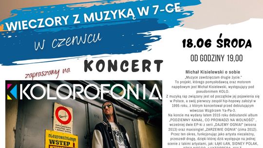 Koncert KOLOROFONIA Michała Kisielewskiego Koncert KOLOROFONIA Michała Kisielewskiego