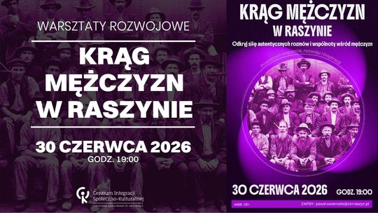 Krąg mężczyzn w Raszynie