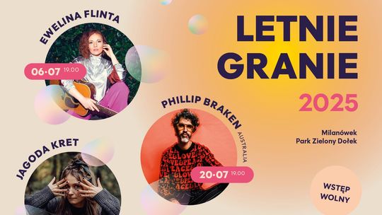 Letnie Granie w Milanówku 2025 - Koncert EWELINY FLINTY