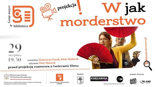 Letnie Kino w bibliotece - projekcja filmu "W jak morderstwo"