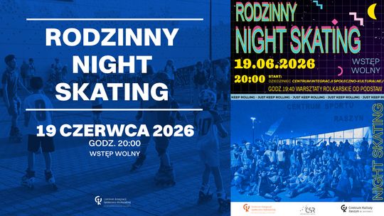 Night Skating ulicami Raszyna