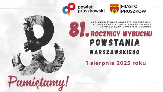 Obchody 81. rocznicy wybuchu Powstania Warszawskiego w Pruszkowie Obchody 81. rocznicy wybuchu Powstania Warszawskiego w Pruszkowie