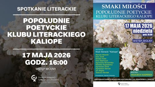 Popołudnie Poetyckie Klubu Literackiego KALIOPE