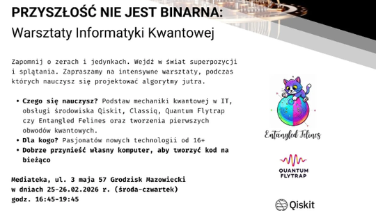 PRZYSZŁOŚĆ NIE JEST BINARNA: Warsztaty Informatyki Kwantowej