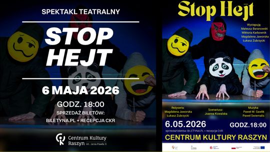 Spektakl "Stop Hejt" w Raszynie