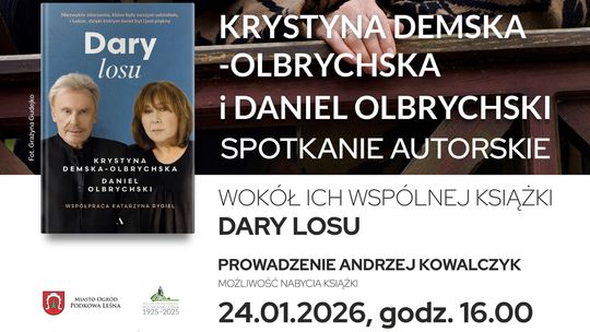 Spotkanie autorskie z Krystyną Demską Olbrychską i Danielem Olbrychskim Spotkanie autorskie z Krystyną Demską Olbrychską i Danielem Olbrychskim