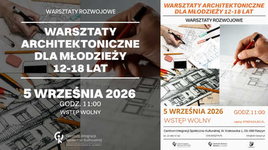 Warsztaty architektoniczne dla młodzieży