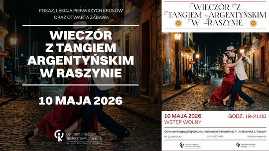 Wieczór z Tangiem Argentyńskim w Raszynie