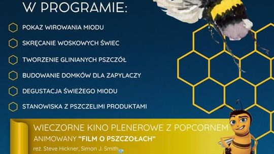 Wieczorny Piknik z Pszczołą i Kino Plenerowe w Żabiej Woli Wieczorny Piknik z Pszczołą i Kino Plenerowe w Żabiej Woli