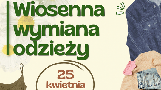 Wiosenna wymiana odzieży – 25 kwietnia 2026 r.