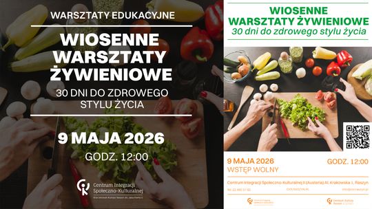 Wiosenne warsztaty żywieniowe "30 dni do zdrowego stylu życia"