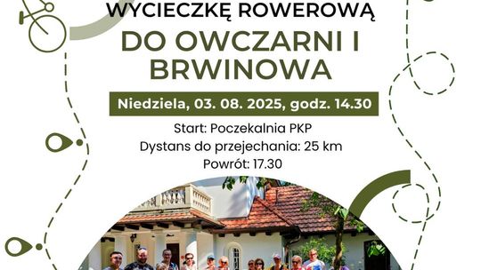 Wycieczka rowerowa do Owczarni i Brwinowa Wycieczka rowerowa do Owczarni i Brwinowa