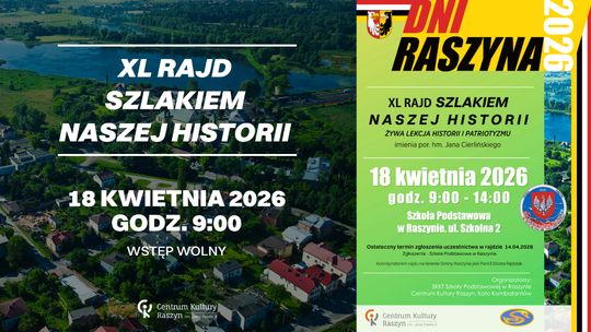 XL RAJD ,,SZLAKIEM NASZEJ HISTORII"