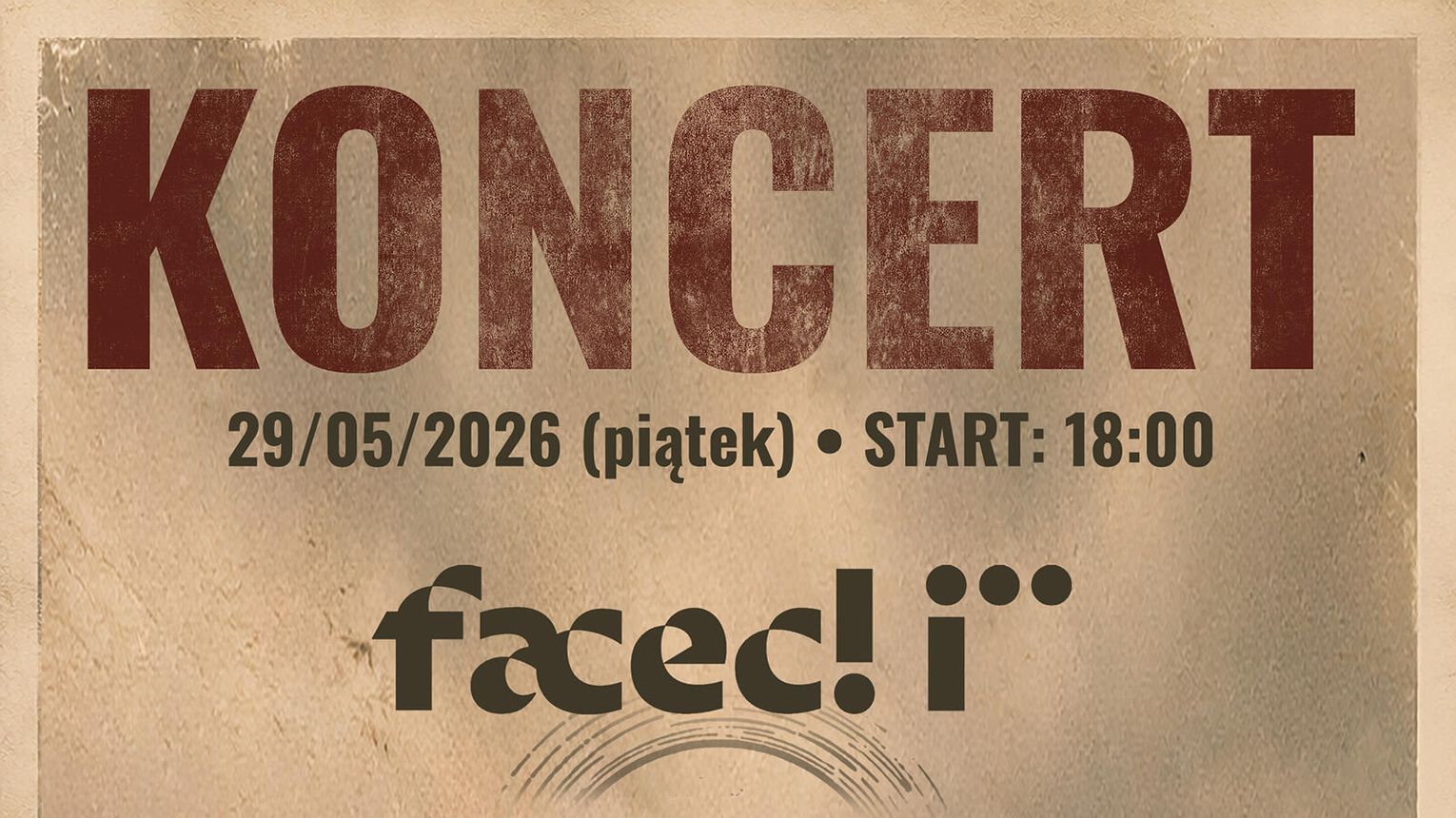 Koncert Faceci + support: DisCover
