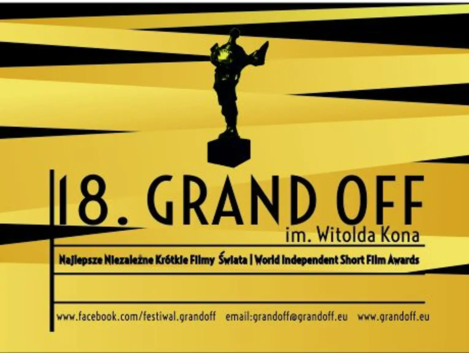 18. Edycja Festiwalu Grand OFF im. Witolda Kona – Najlepsze Niezależne Krótkie Filmy Świata!