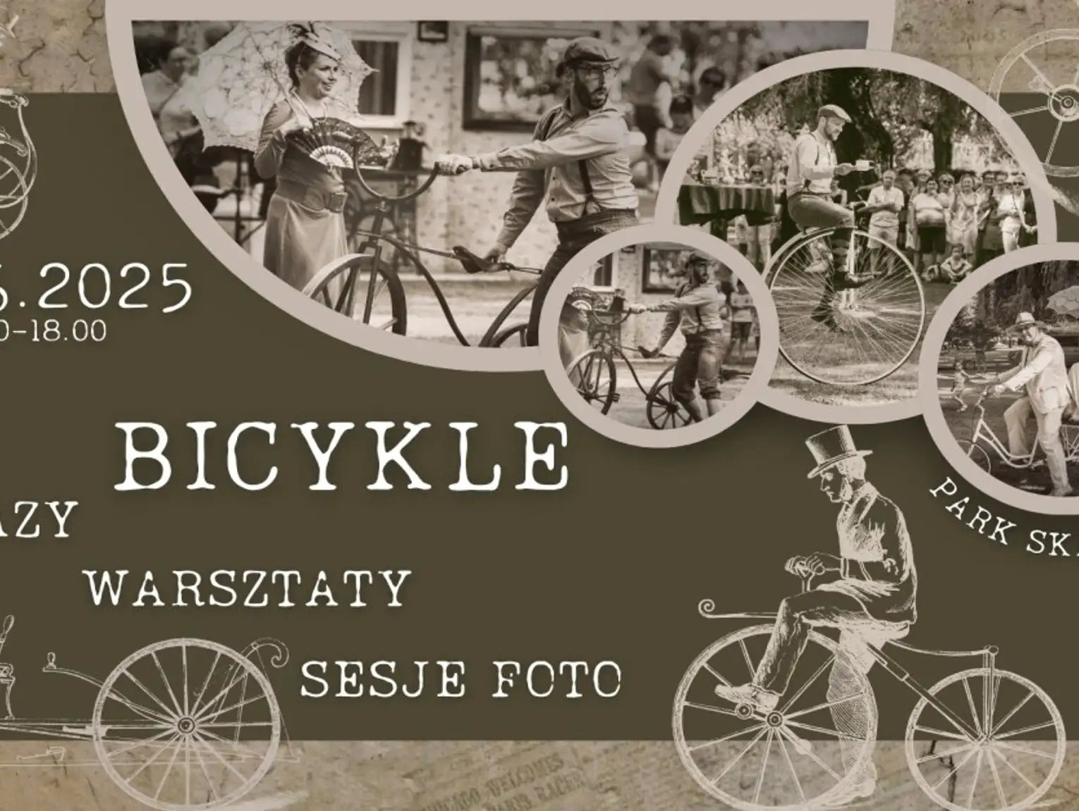 Bicykle - pokazy historycznych rowerów