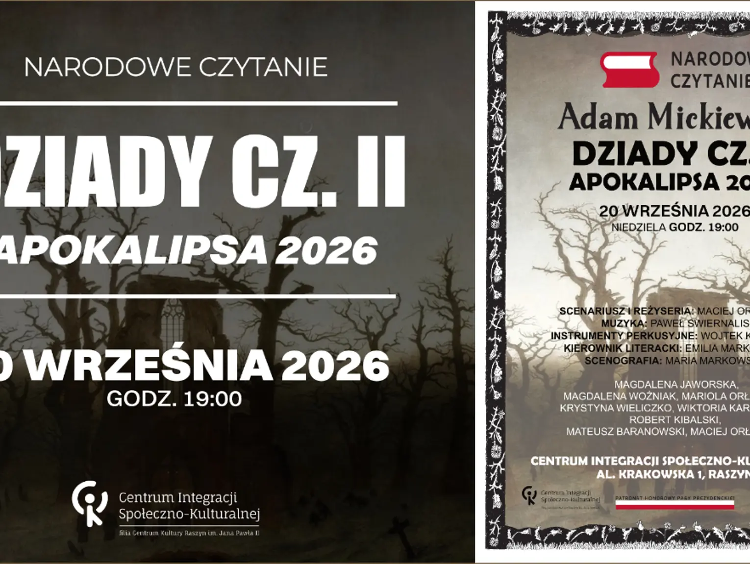 Dziady cz.II APOKALIPSA 2026