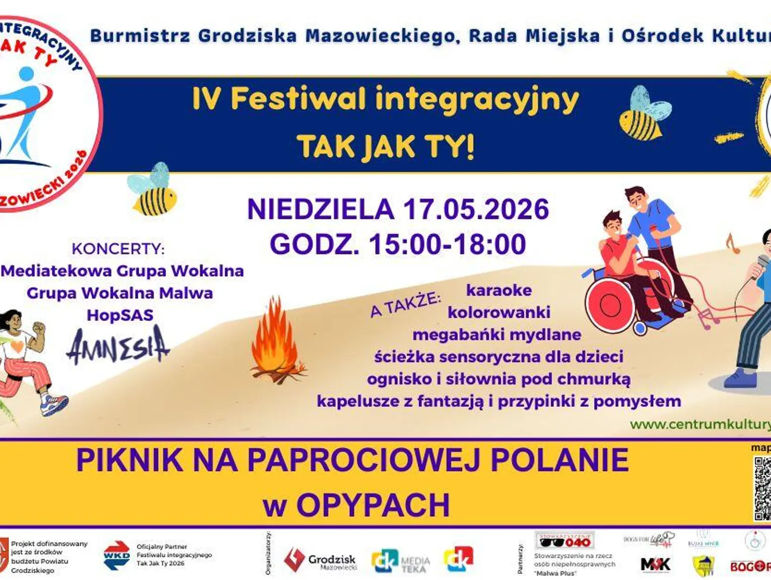 Festiwal Tak Jak Ty – Piknik na Paprociowej Polanie w Opypach