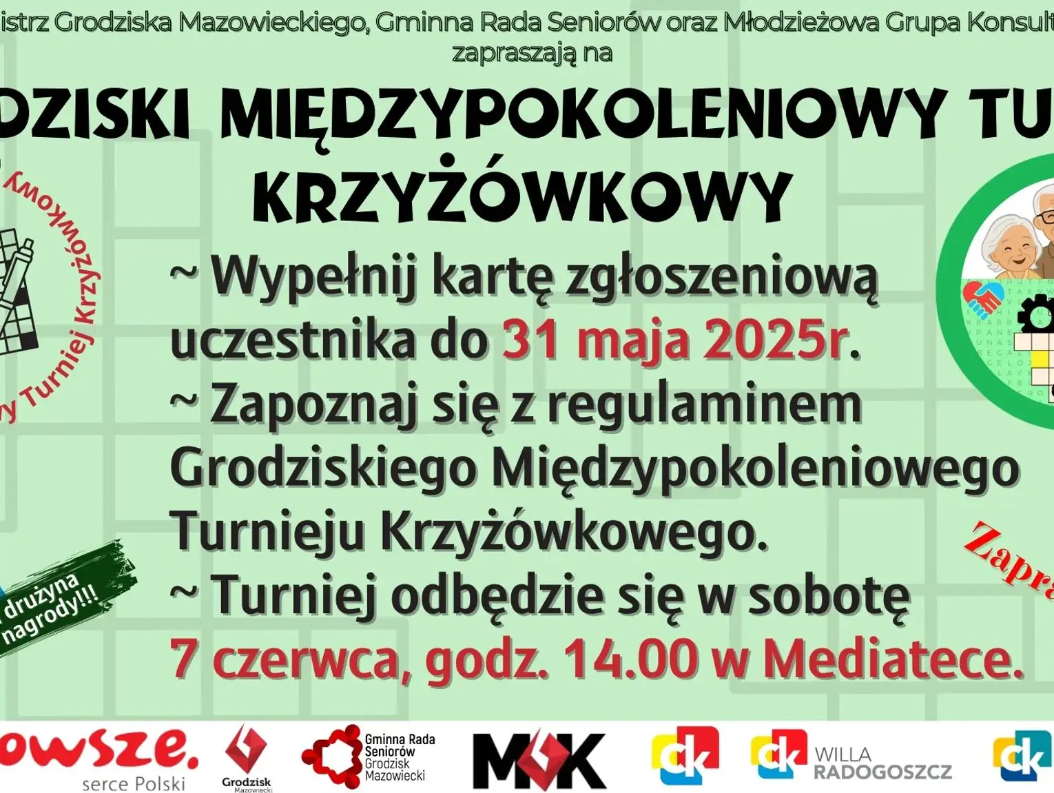 Grodziski Międzypokoleniowy Turniej Krzyżówkowy