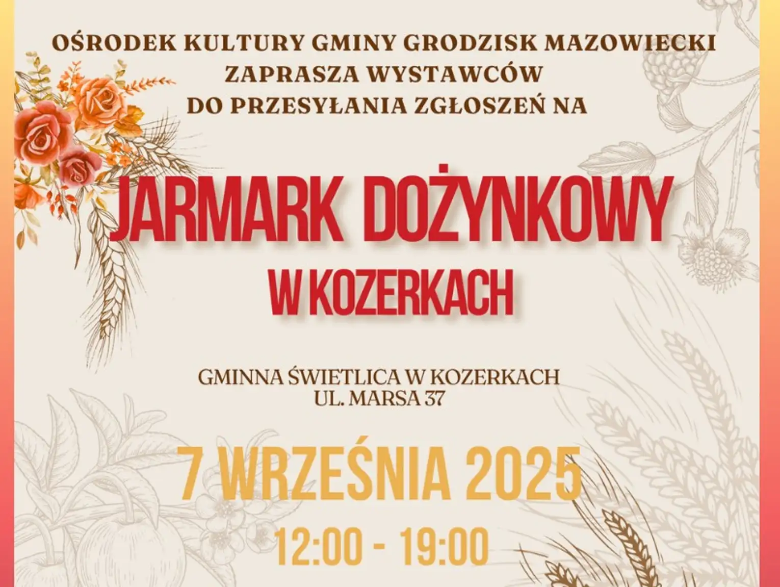 Jarmark Dożynkowy w Kozerkach