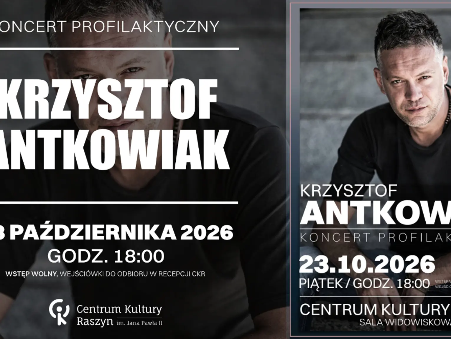 Koncert Krzysztofa Antkowiaka z okazji 42. rocznicy działalności Stowarzyszenia "Arka"