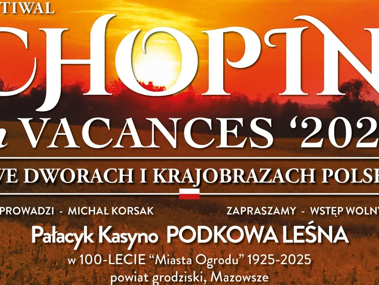 Międzynarodowy festiwal pianistyczny Chopin en Vacances!