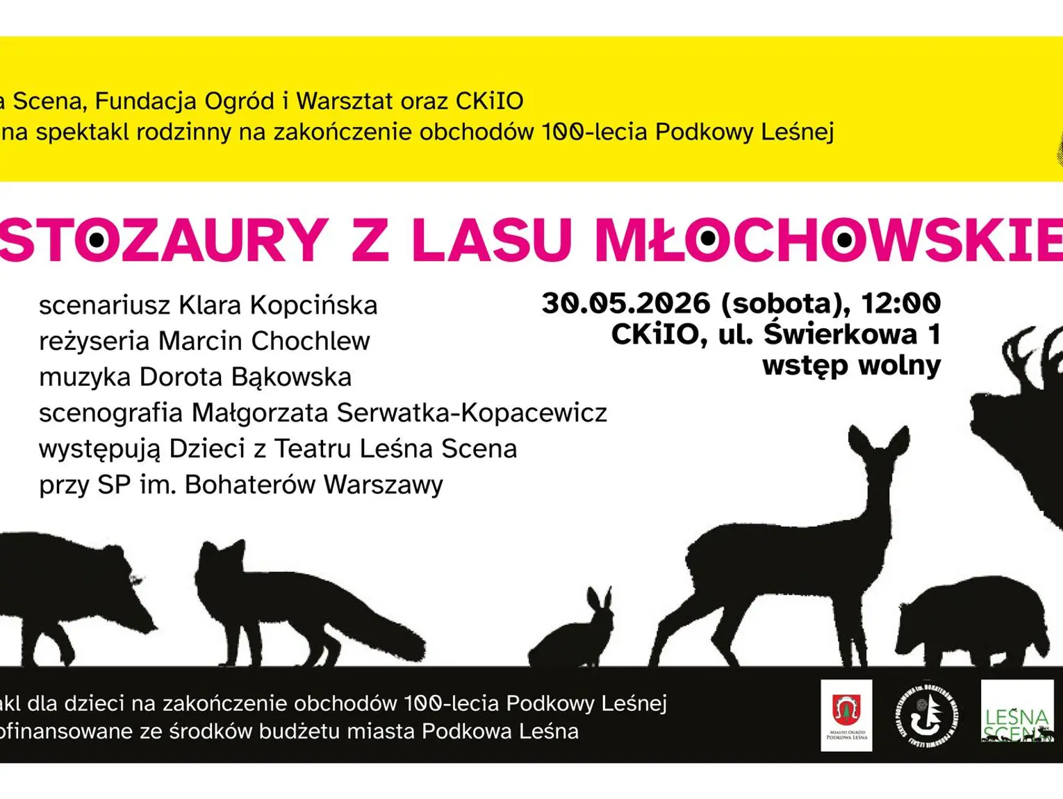 Plastozaury z Lasu Młochowskiego – spektakl rodzinny