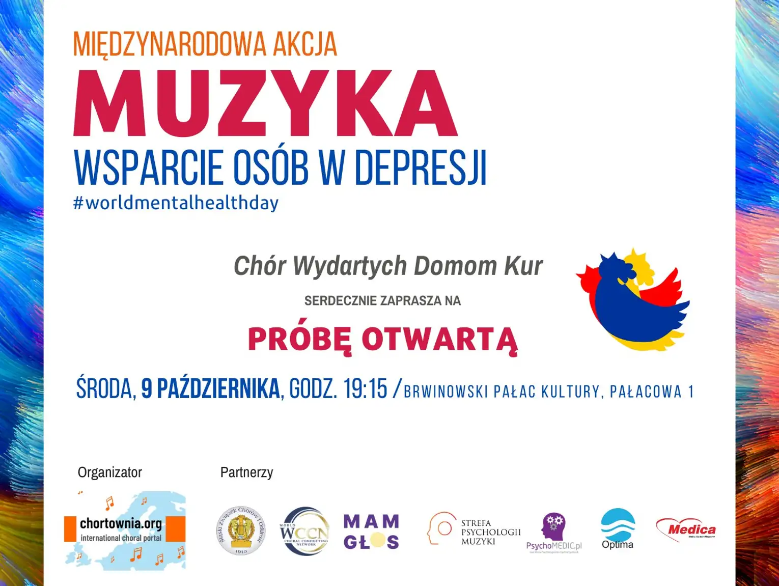 Próba otwarta Chóru Wydartych Domom Kur w ramach projektu „Depresja? Nie!”