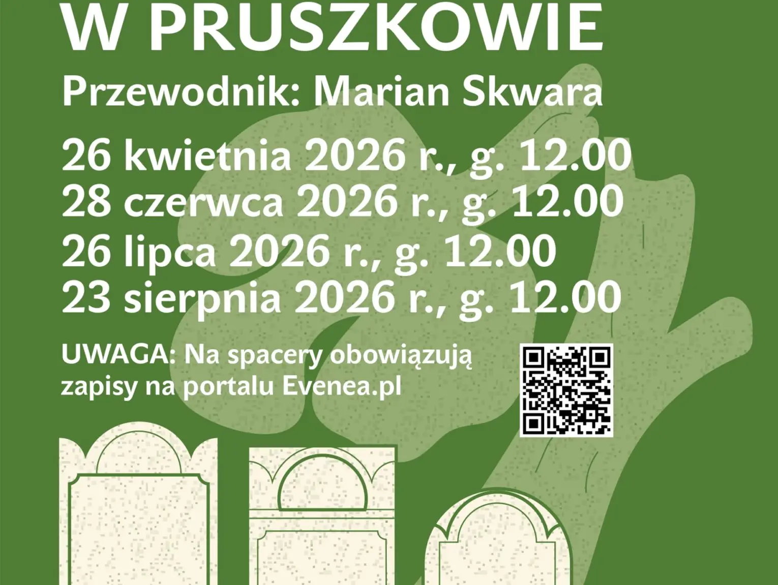 Spacer po cmentarzu żydowskim w Pruszkowie