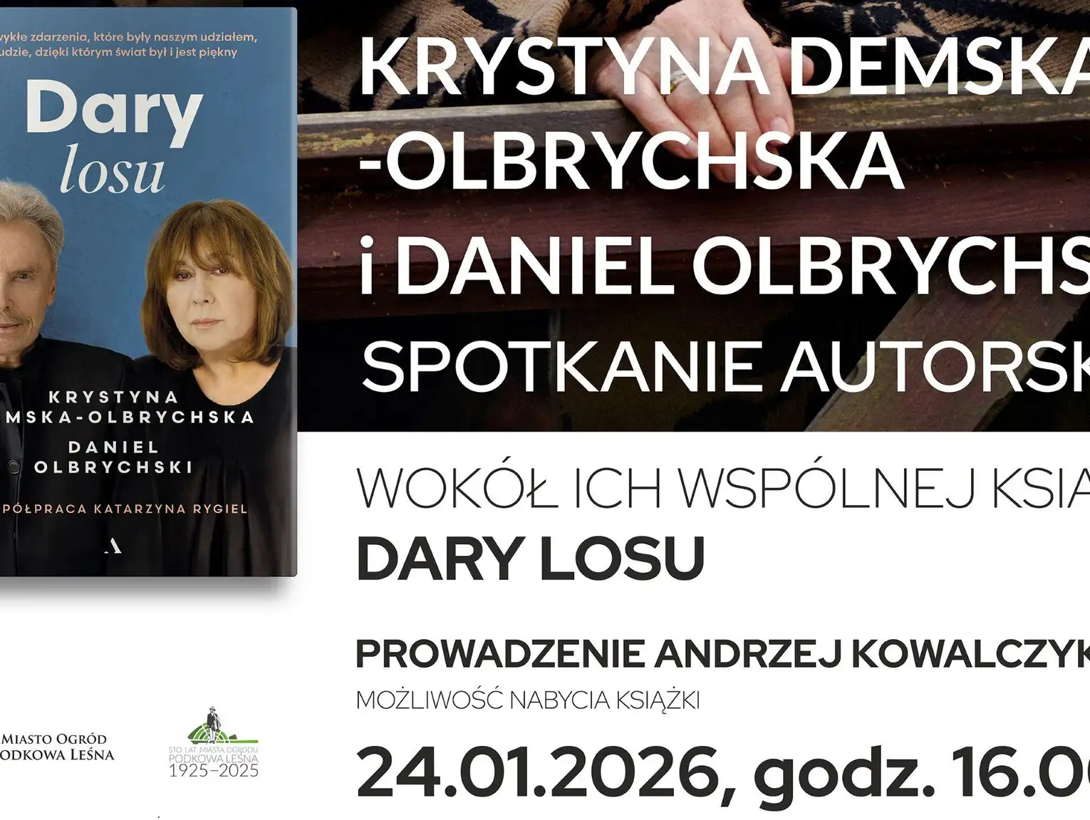 Spotkanie autorskie z Krystyną Demską Olbrychską i Danielem Olbrychskim
