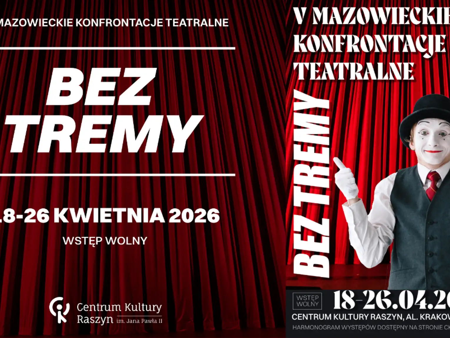 V Mazowieckie Konfrontacje Teatralne „BEZ TREMY”