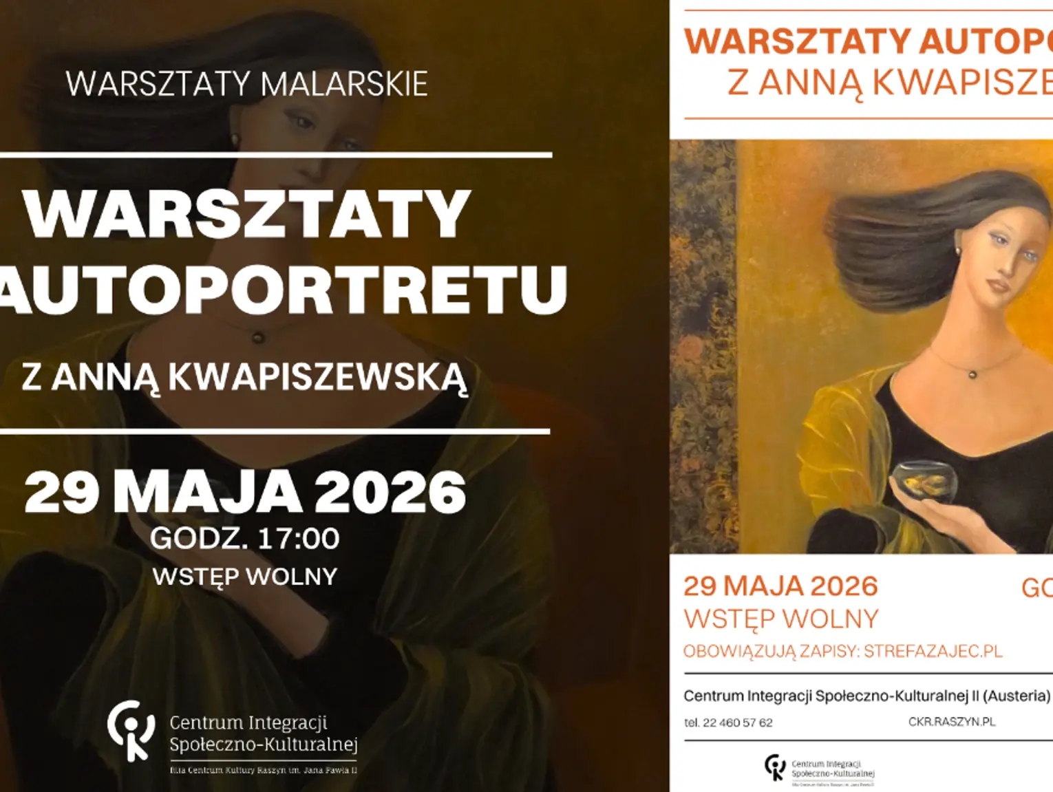 Warsztaty autoportretu z malarką Anną Kwapiszewską