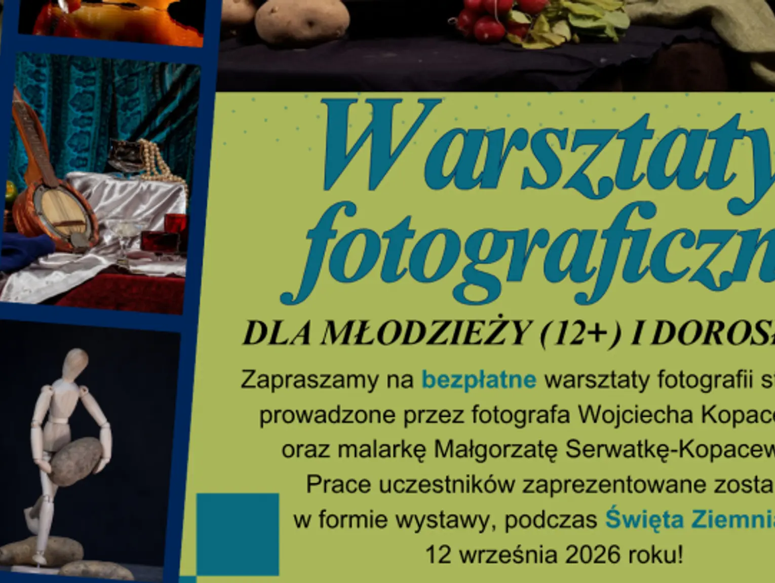 Warsztaty fotograficzne dla młodzieży i dorosłych w Nadarzynie