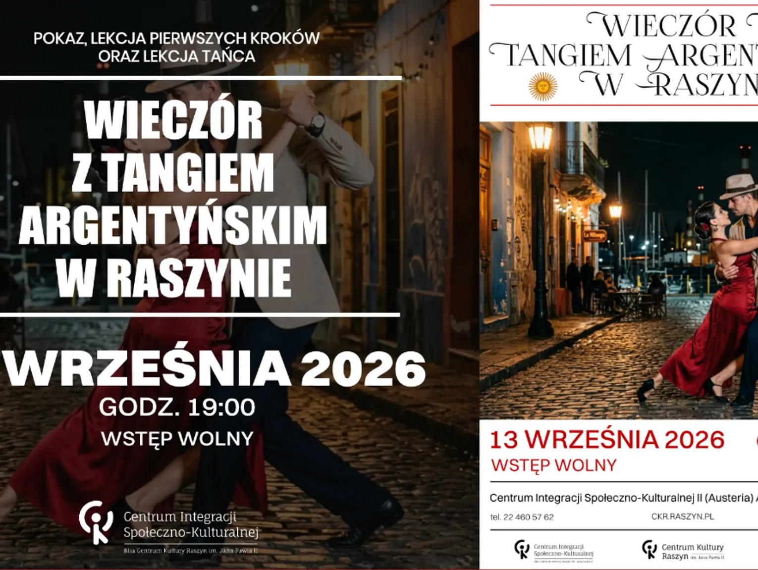 Wieczór z Tangiem Argentyńskim w Raszynie